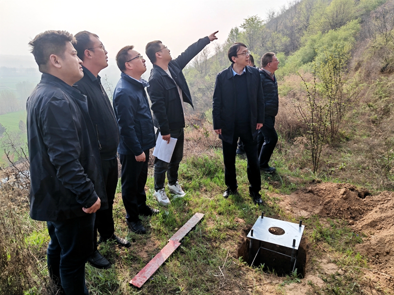 范樂偉赴武功縣地質(zhì)災(zāi)害項(xiàng)目檢查慰問