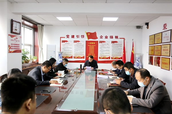 陜西地礦區(qū)研院有限公司召開(kāi)黨委理論學(xué)習(xí)中心組學(xué)習(xí)（擴(kuò)大）會(huì)議學(xué)習(xí)貫徹黨的二十大精神